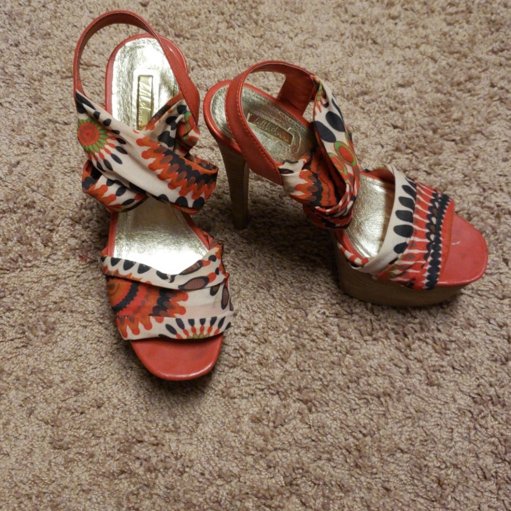 Floral heels